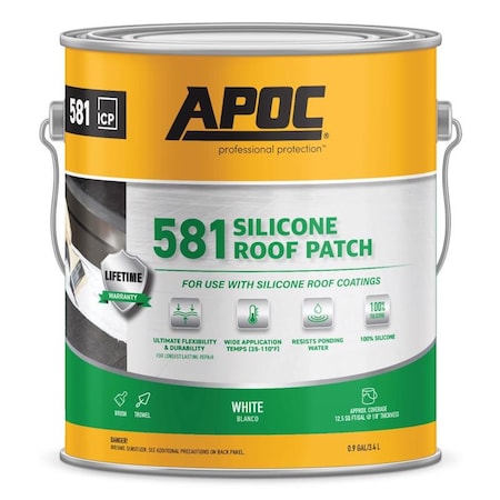 Apoc APOC Bright White Silicone Roof Patch 0.9 gal AP-5811
